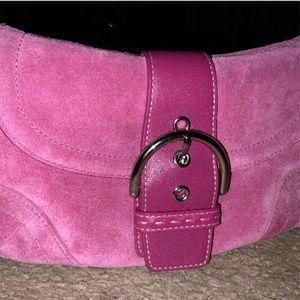 Pink coach purse
